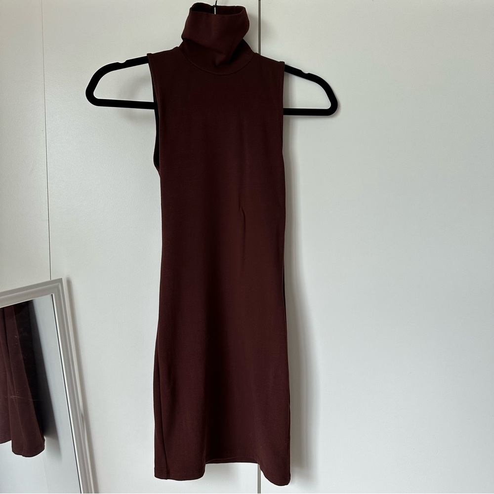 Zara Turtleneck Sleeveless Dress
